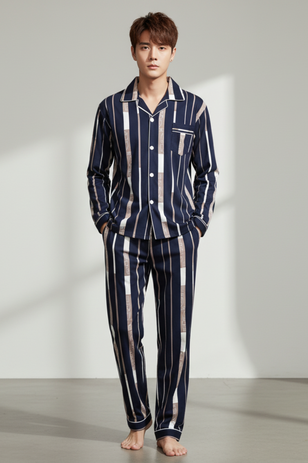 Comfortable Sleep Lounge Wear Set for Men