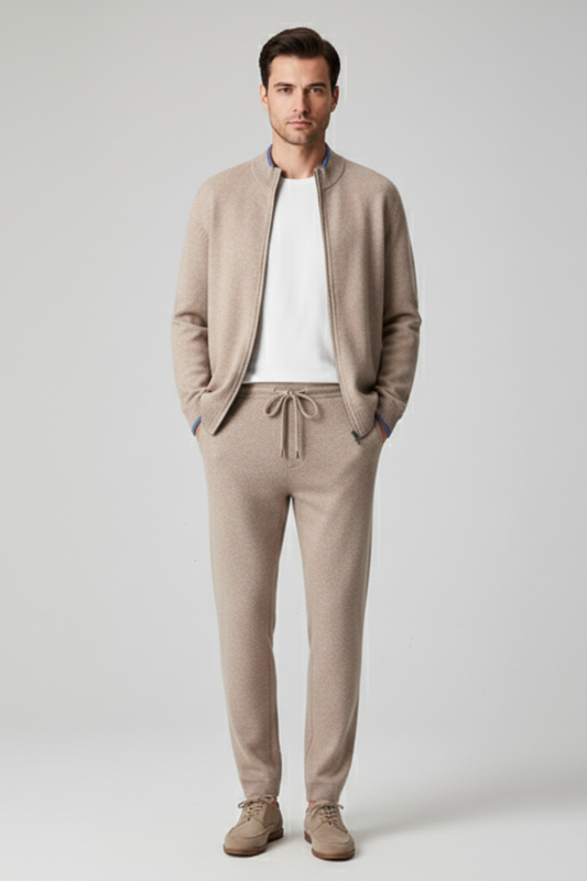Soft Men's Wool Sleepwear Set - OutfitLondon