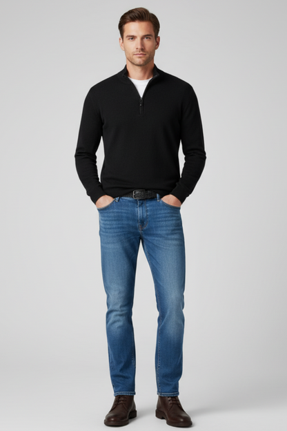 Soft Men's Wool Crew Neck Jumper