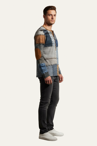 Stylish Graphic Long Sleeve Casual Shirt
