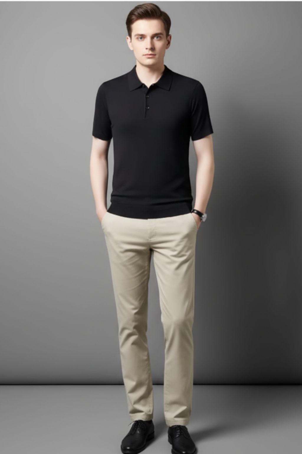 Classic Casual Short Sleeve Polo Shirt - OutfitLondon