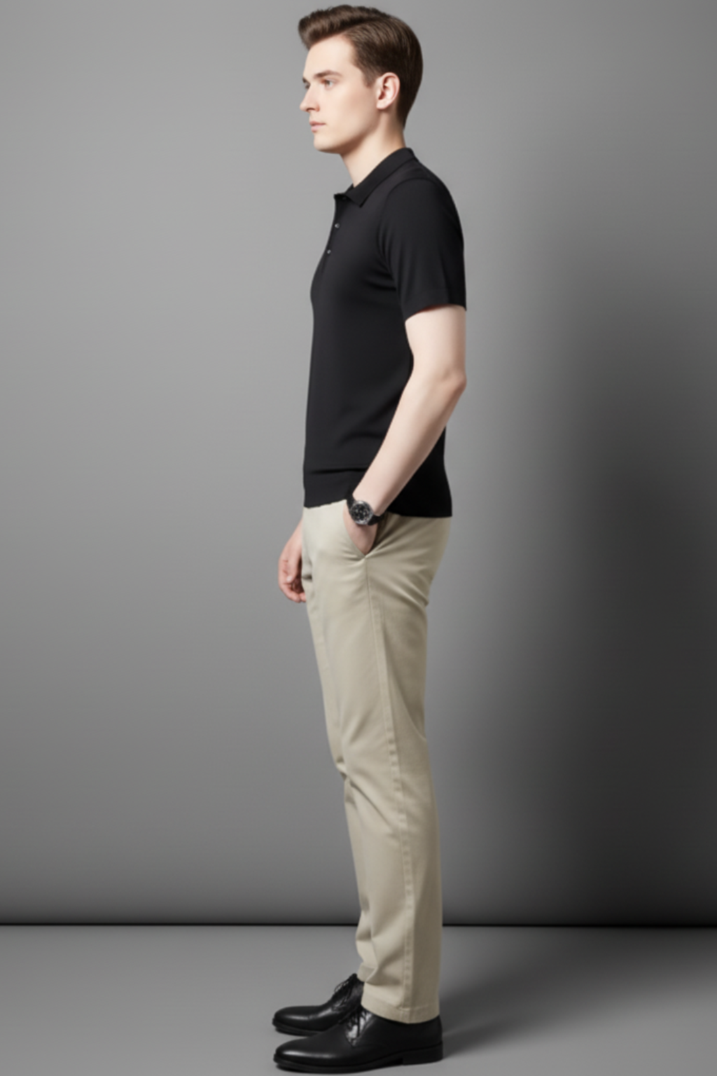 Classic Casual Short Sleeve Polo Shirt