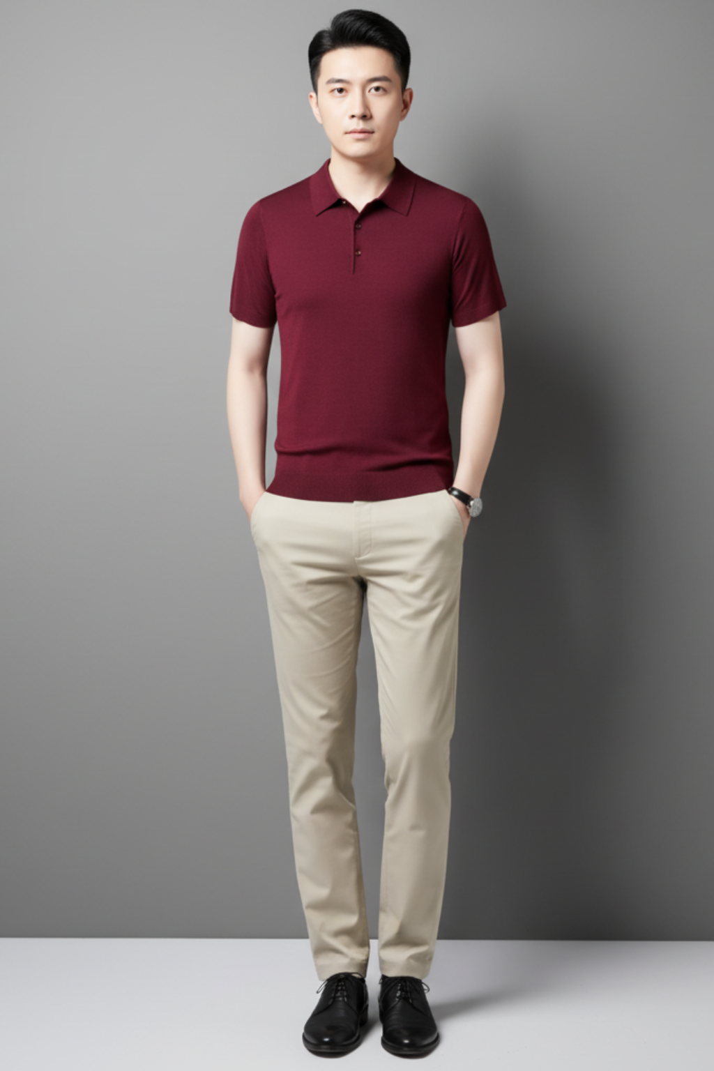 Classic Casual Short Sleeve Polo Shirt