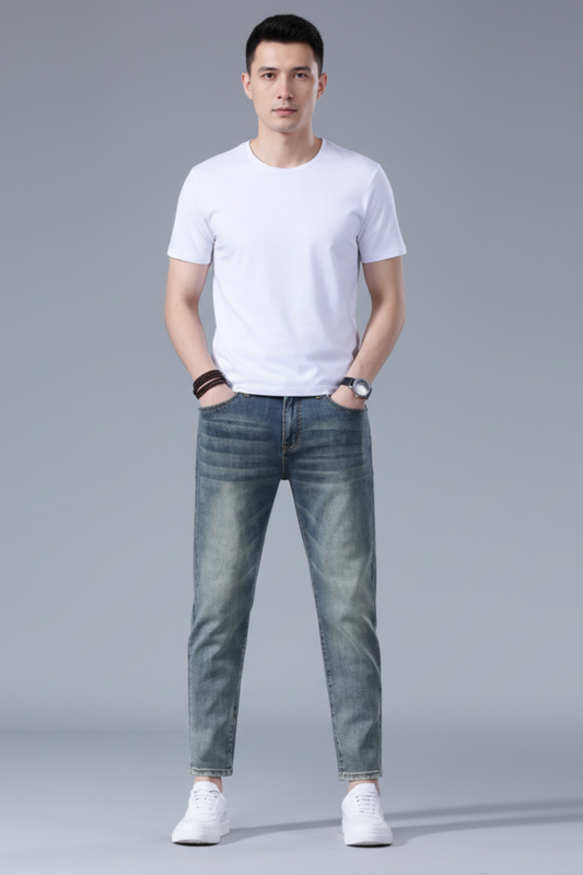 Men's Skinny Low Rise Jeans - OutfitLondon