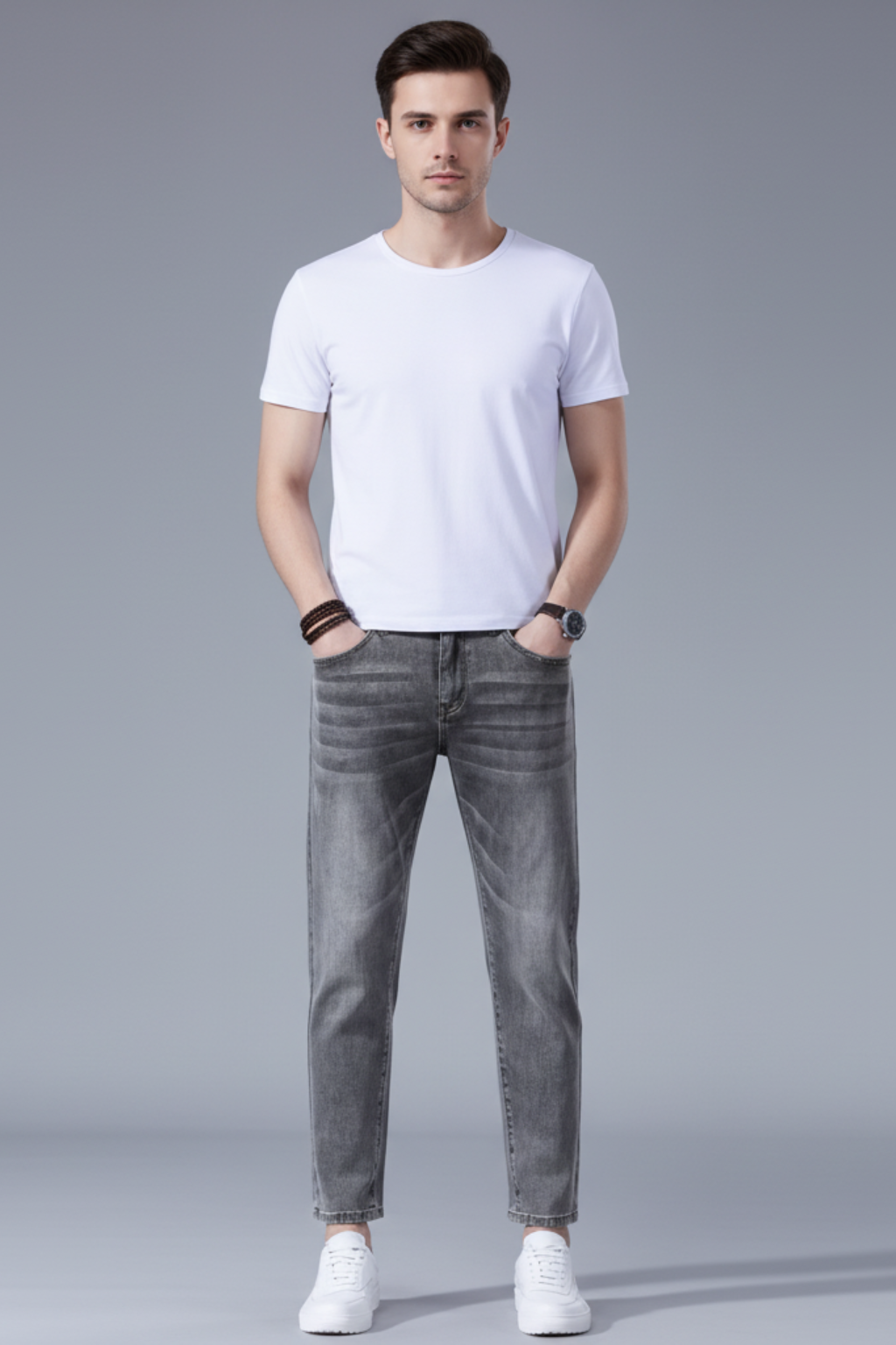 Men's Skinny Low Rise Jeans