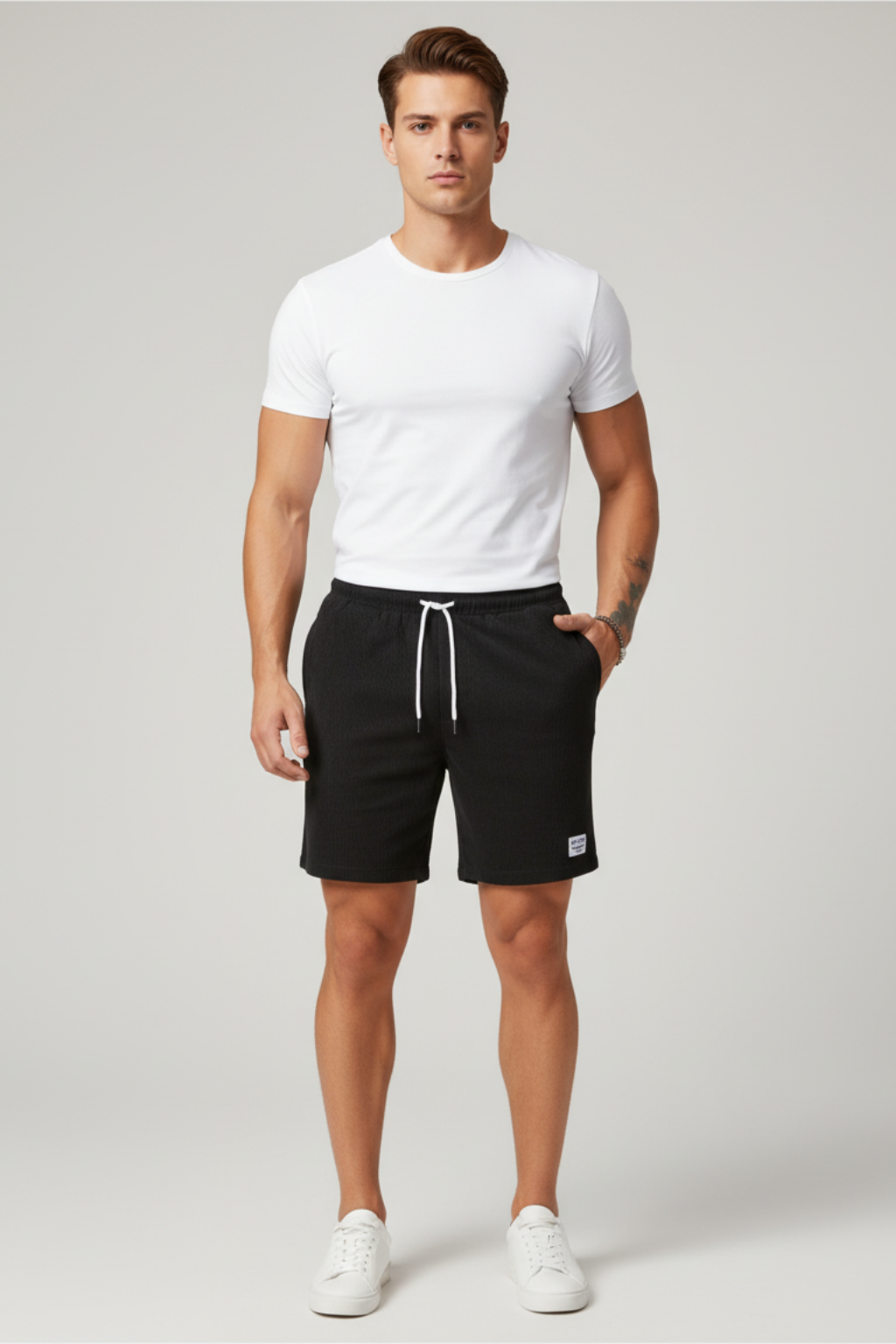 Lightweight Khaki Summer Shorts