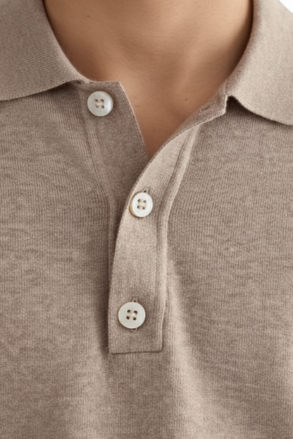 Soft Crew Neck Knit Sweater for Men