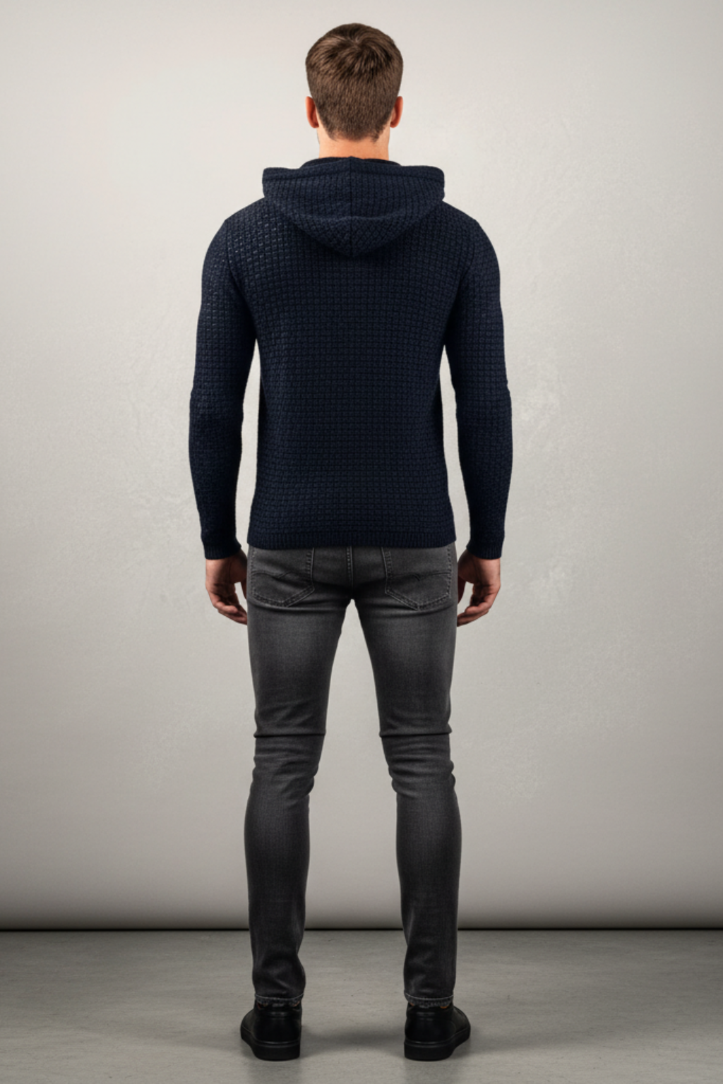 Men's Fitted Crew Neck Sweatshirt