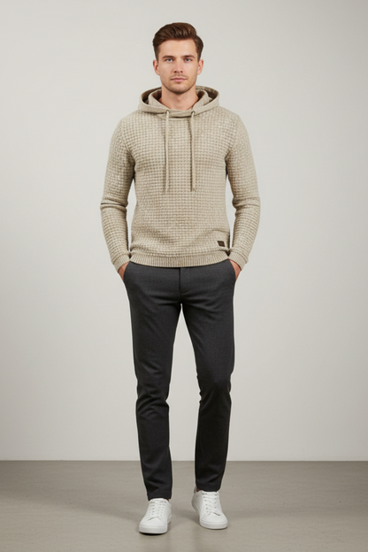 Men's Fitted Crew Neck Sweatshirt