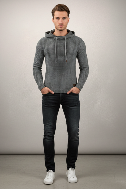 Men's Fitted Crew Neck Sweatshirt