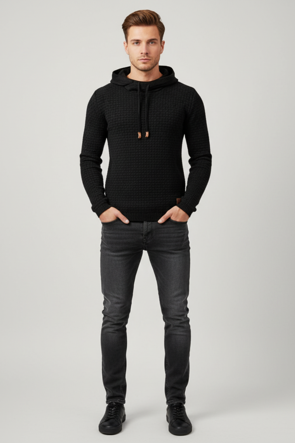 Men's Fitted Crew Neck Sweatshirt