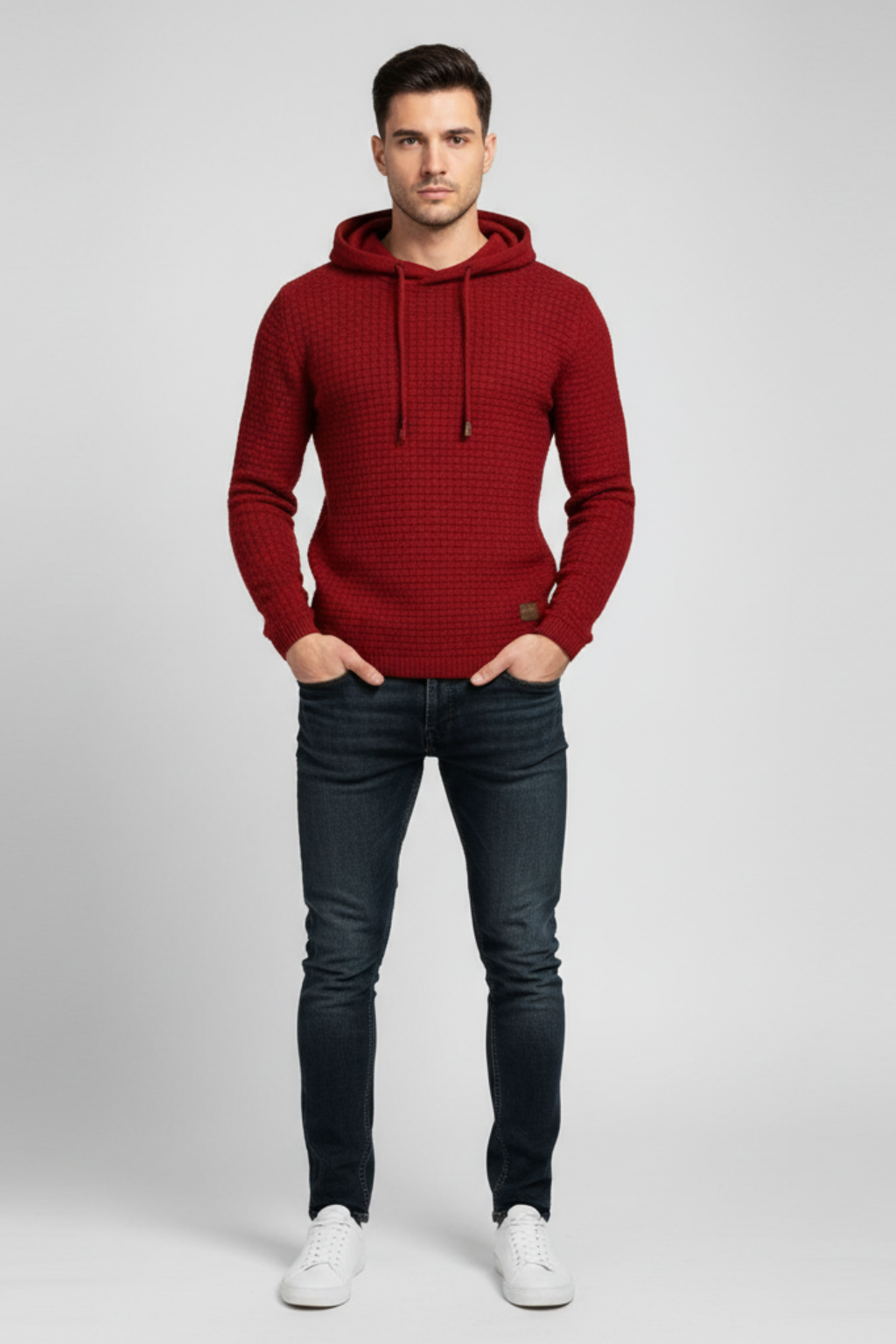 Men's Fitted Crew Neck Sweatshirt