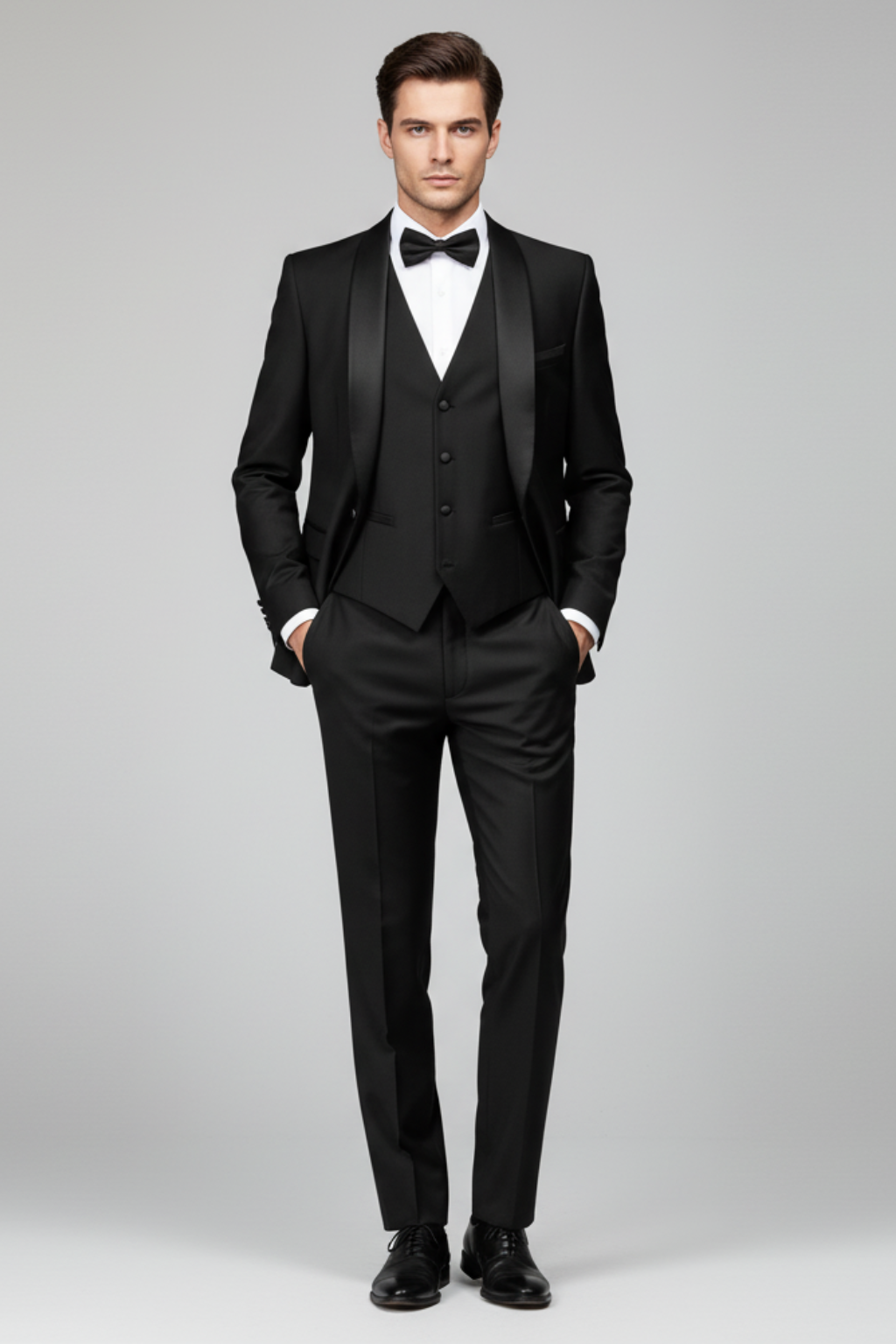 Formal Black 3 Piece Suit