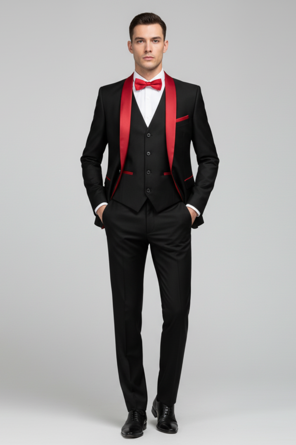 Formal Black 3 Piece Suit