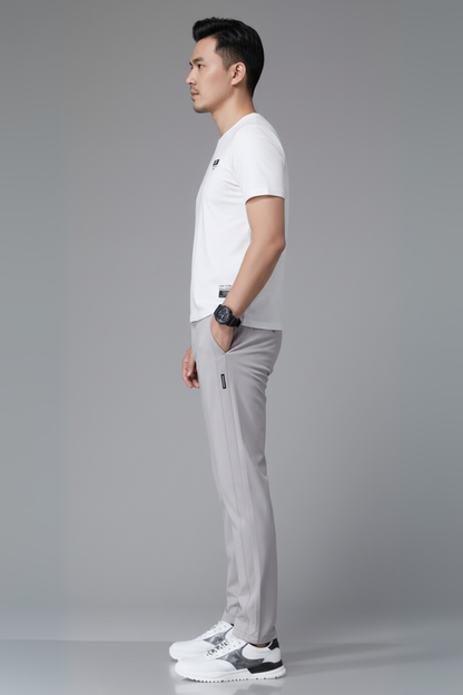 Men's Slim Fit Flat Front Pants