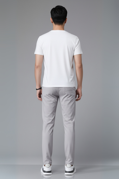 Men's Slim Fit Flat Front Pants
