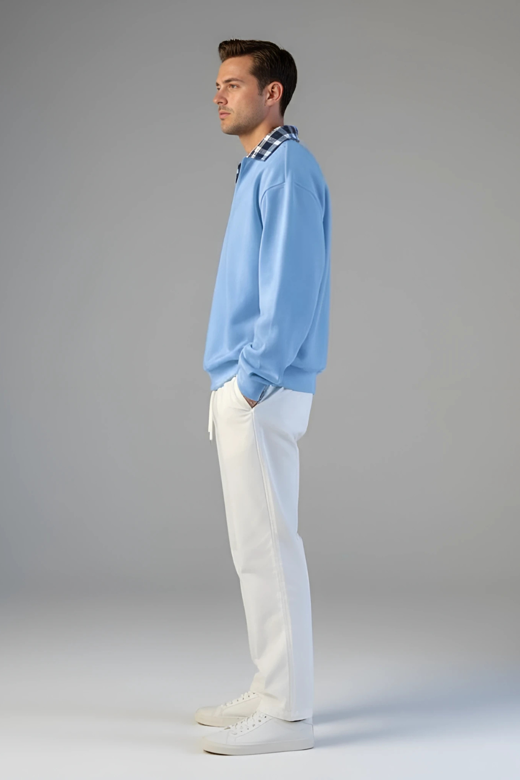 Classic Crew Neck Pullover Sweatshirt