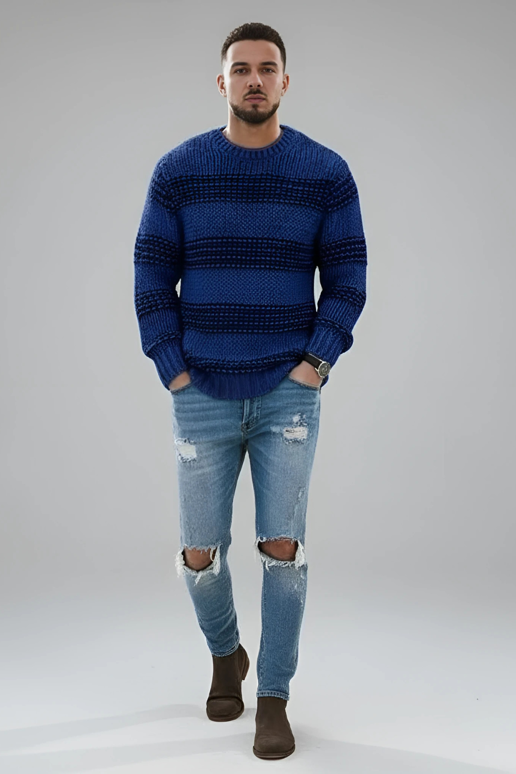Classic Warm Crew Neck Sweater