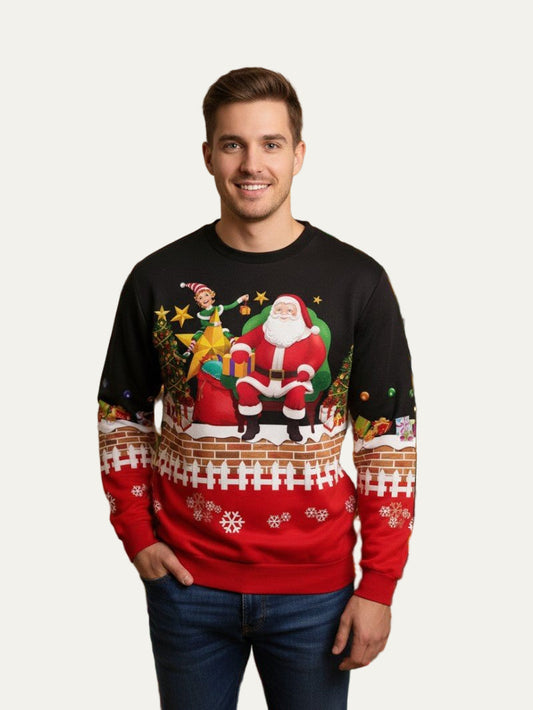 Funny Santa Claus Holiday Sweater - OutfitLondon