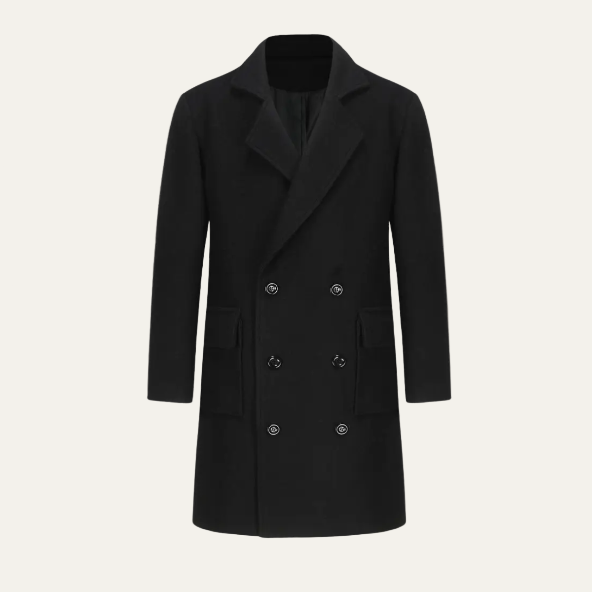 Classic Warm Double Breasted Winter Coat - OutfitLondon