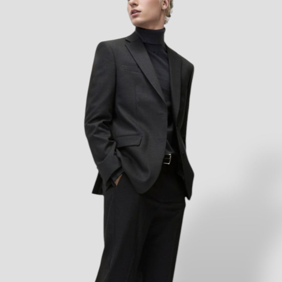 Men's Slim Fit Two Button Blazer