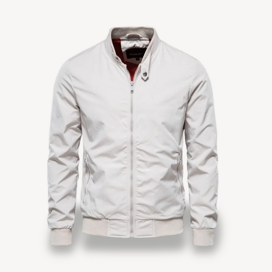 Men's Classic Zip Up Flight Jacket - OutfitLondon