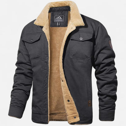 Warm Fleece Lined Bomber Jacket
