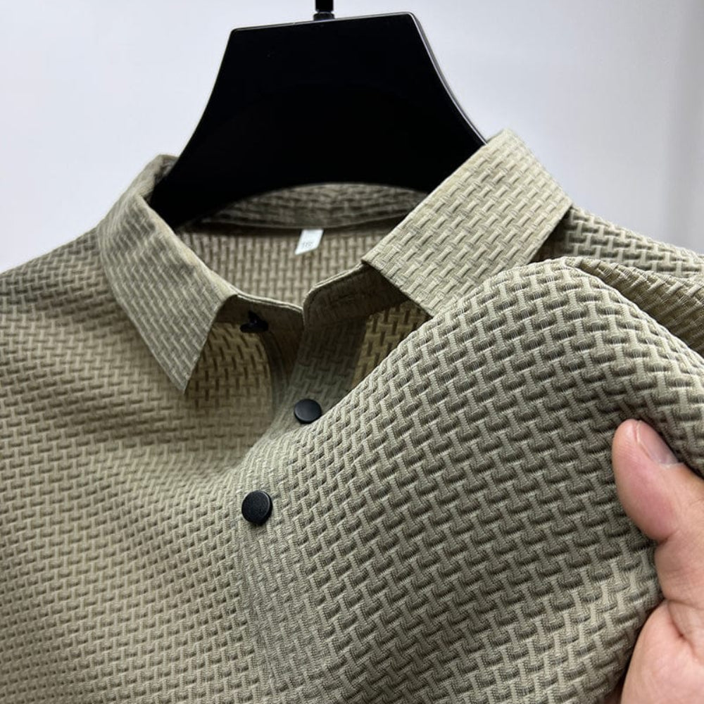 Men's Breathable Casual Polo T Shirt