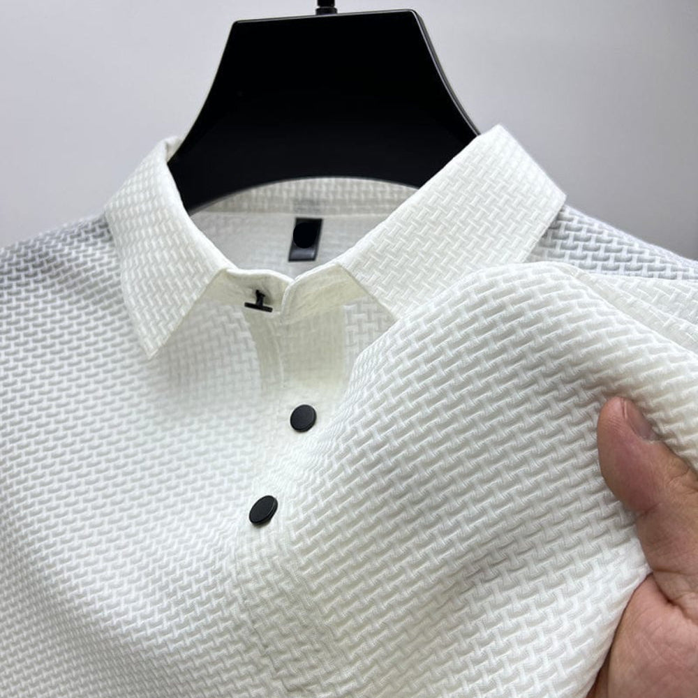 Men's Breathable Casual Polo T Shirt
