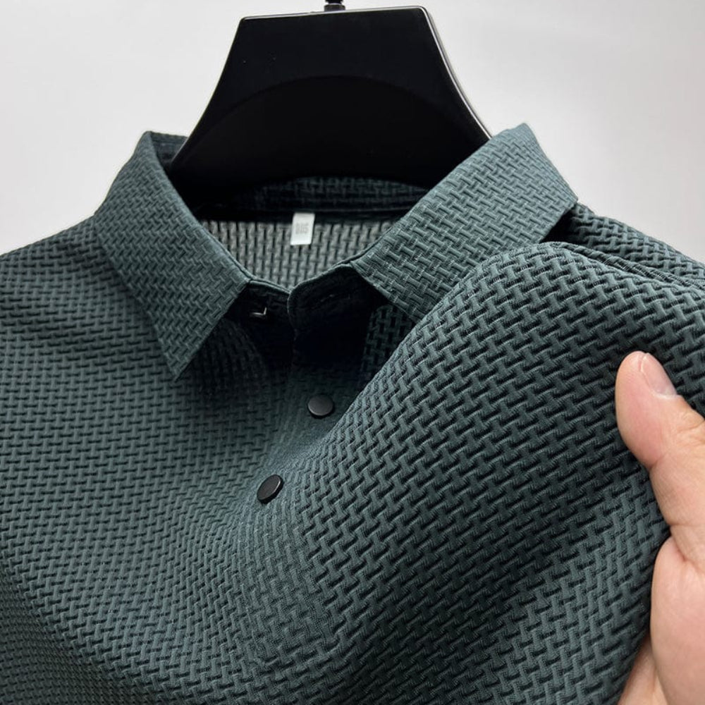 Men's Breathable Casual Polo T Shirt