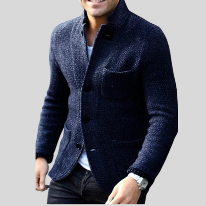 Classic Men's Wool Blazer Coat