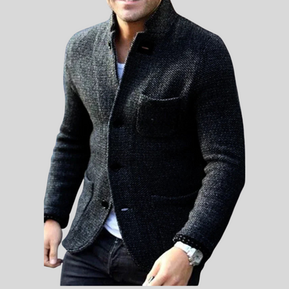 Classic Men's Wool Blazer Coat