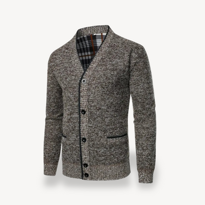 Classic Mens Open Front Sweater