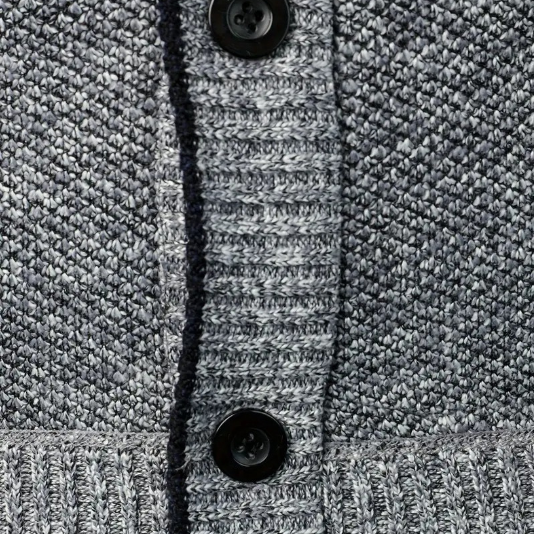 Classic Mens Open Front Sweater