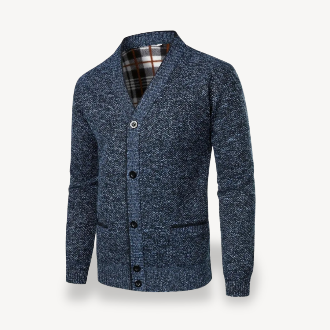 Classic Mens Open Front Sweater