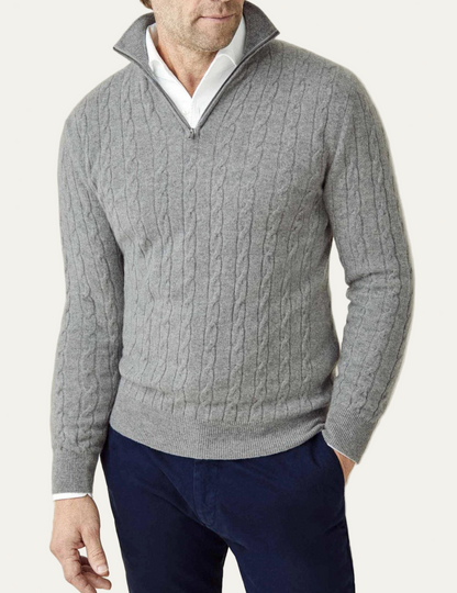 Men's Crew Neck Warm Knit Sweater