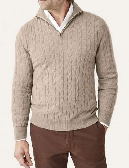 Men's Crew Neck Warm Knit Sweater