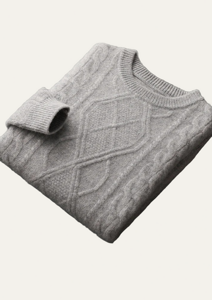 Cozy Classic Knit Crew Neck Sweater