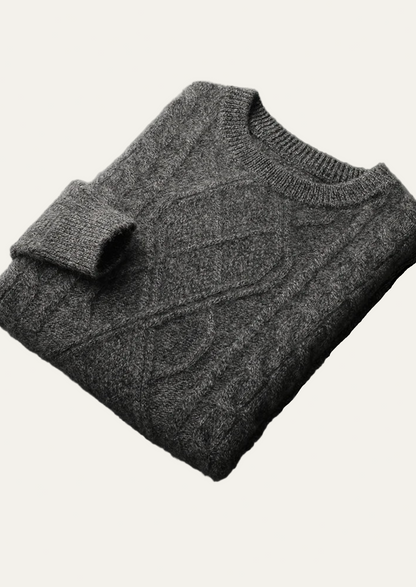 Cozy Classic Knit Crew Neck Sweater