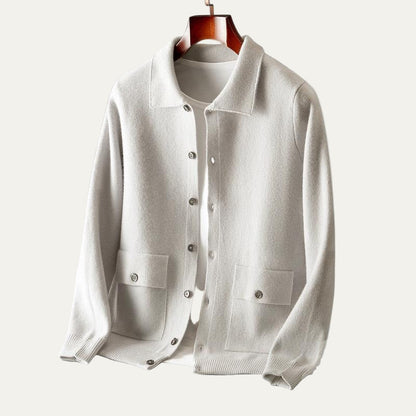 Men's Relaxed Fit Sweater Jacket