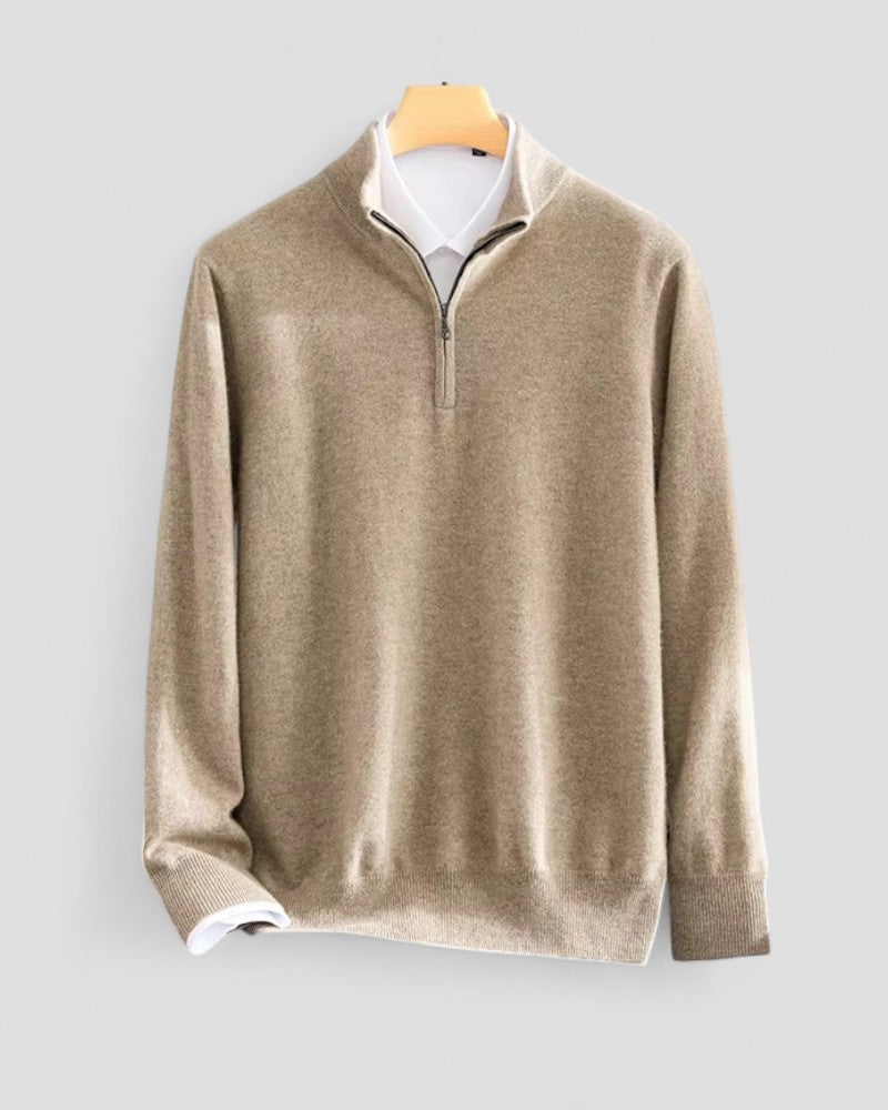 Casual Loose Fit Mens Crew Neck Sweater - OutfitLondon