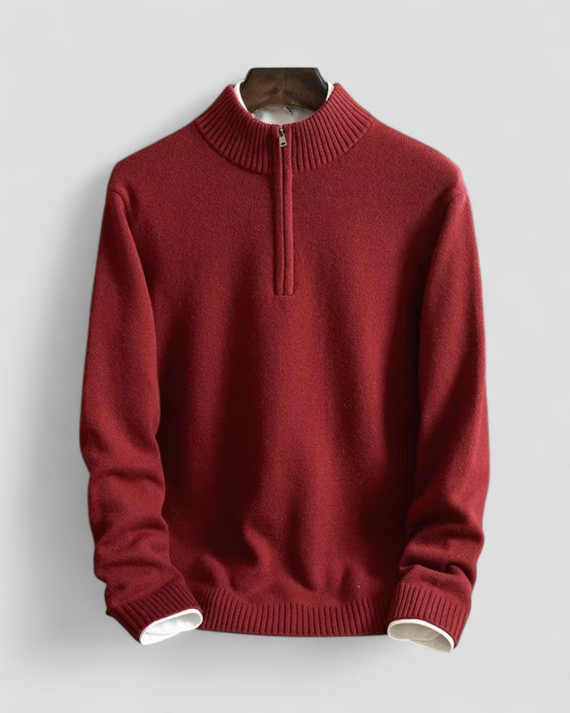 Casual Loose Fit Mens Crew Neck Sweater