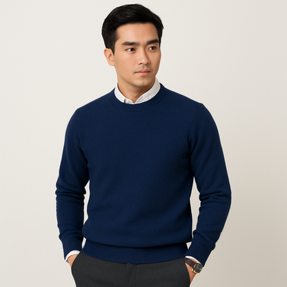Warm Classic Crew Neck Cashmere Jumper