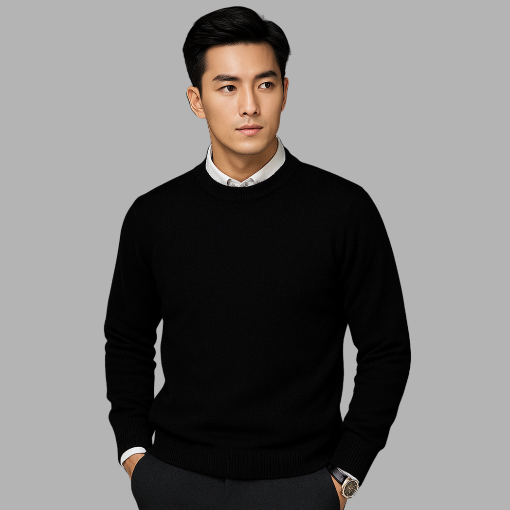 Warm Classic Crew Neck Cashmere Jumper