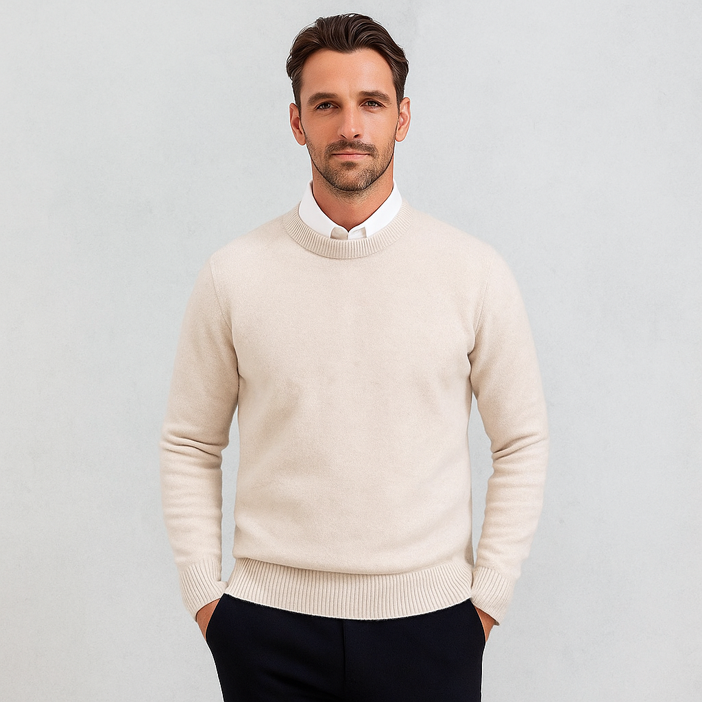 Warm Classic Crew Neck Cashmere Jumper