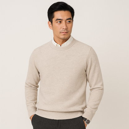 Warm Classic Crew Neck Cashmere Jumper