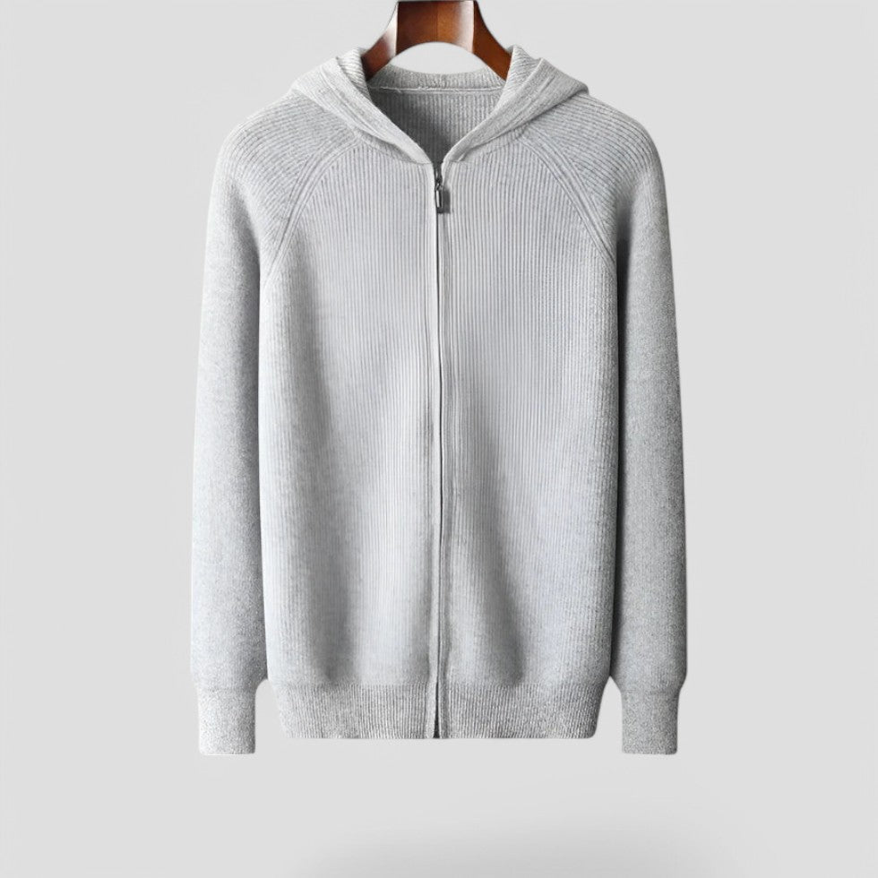 Men's Thick Fleece Zip Up Hoodie