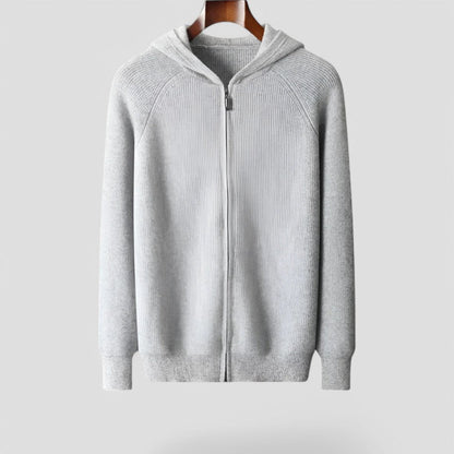 Men's Thick Fleece Zip Up Hoodie