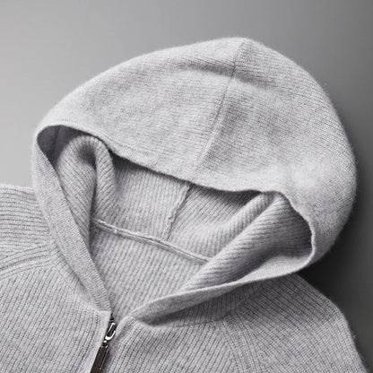 Men's Thick Fleece Zip Up Hoodie
