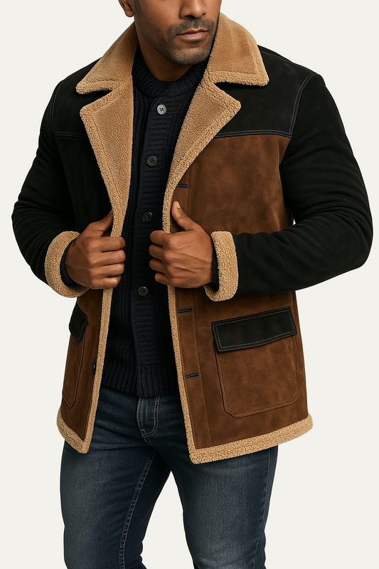 Rugged Leather Biker Jacket - OutfitLondon
